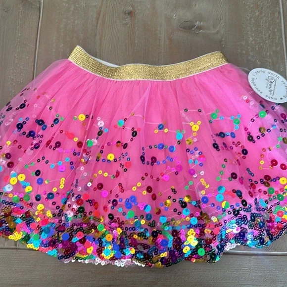 Sweet Wink Raspberry Confetti Tutu - 2-4Y - Brand New - NWT - Picture 3 of 13